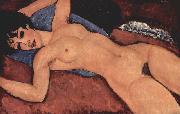 Amedeo Modigliani Red Nude oil